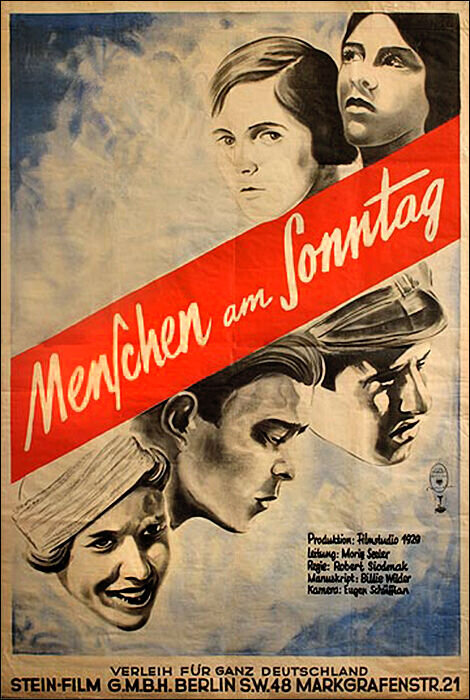 Menschen am Sonntag (1930) - poster 2