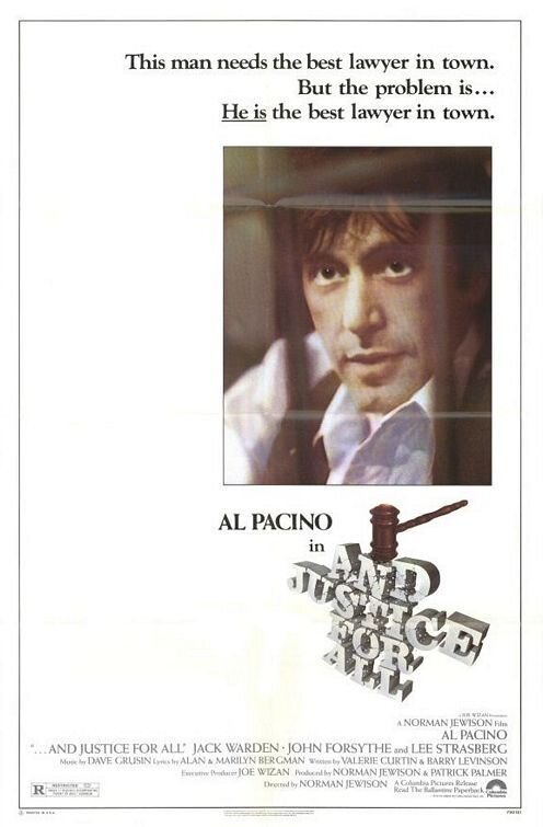 ...And Justice for All (1979) - poster 3