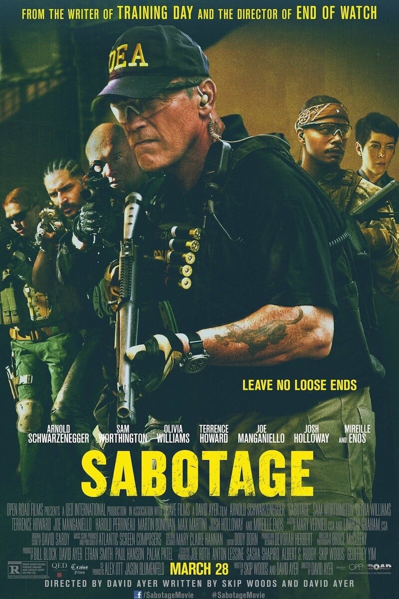 Саботаж (2014) - постер 13