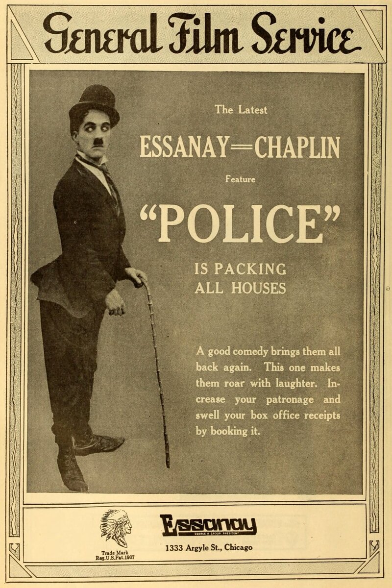 Charlie in the Police (1916) - poster 1