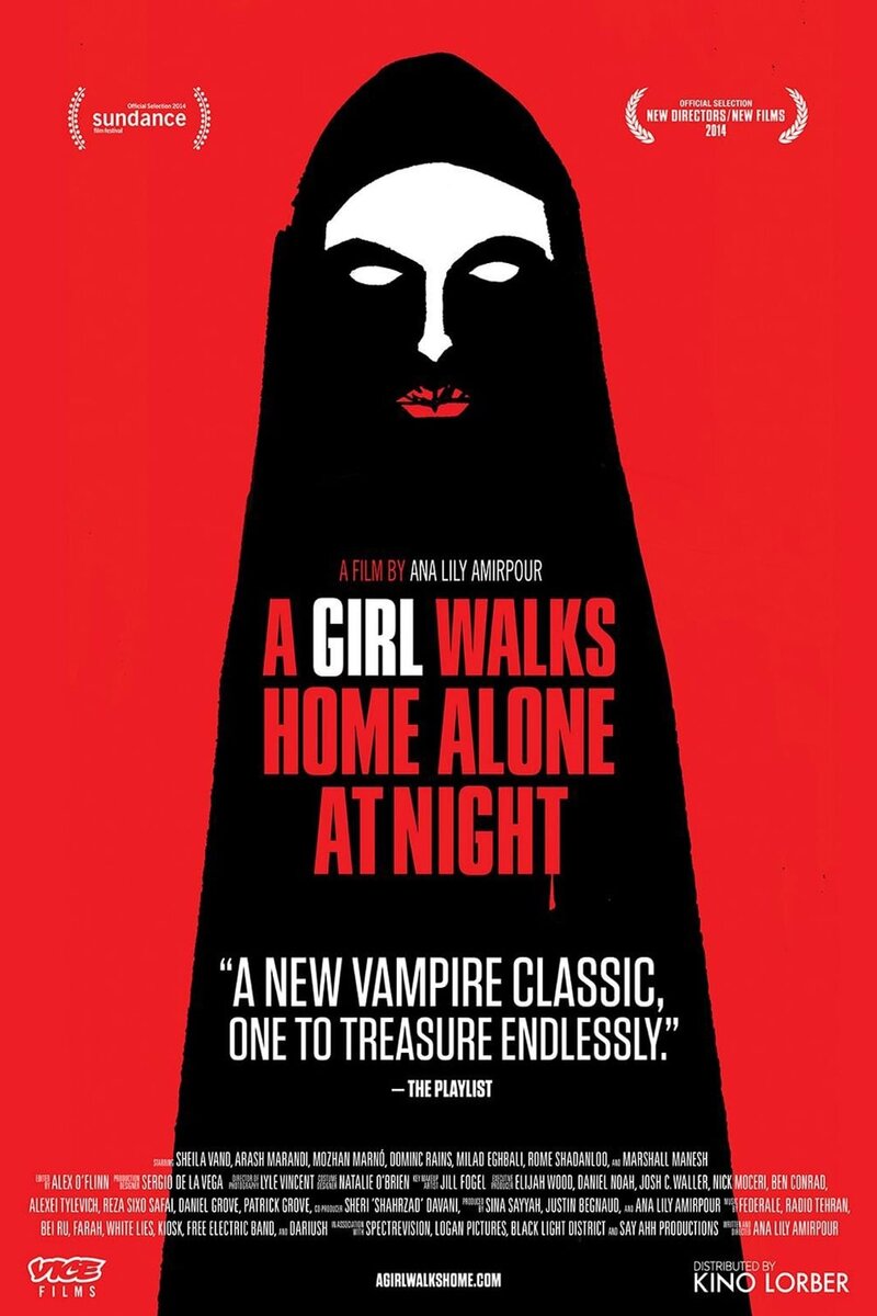 A Girl Walks Home Alone at Night (2014) - poster 1