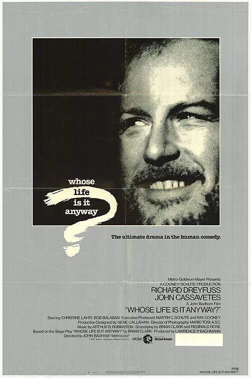 Whose Life Is It Anyway? (1981) - poster 2