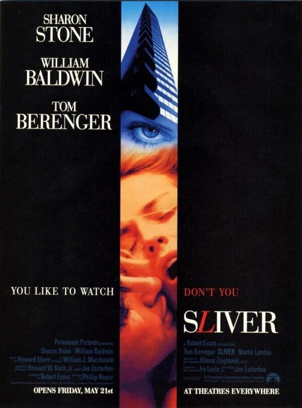 Sliver (1993) - poster 2