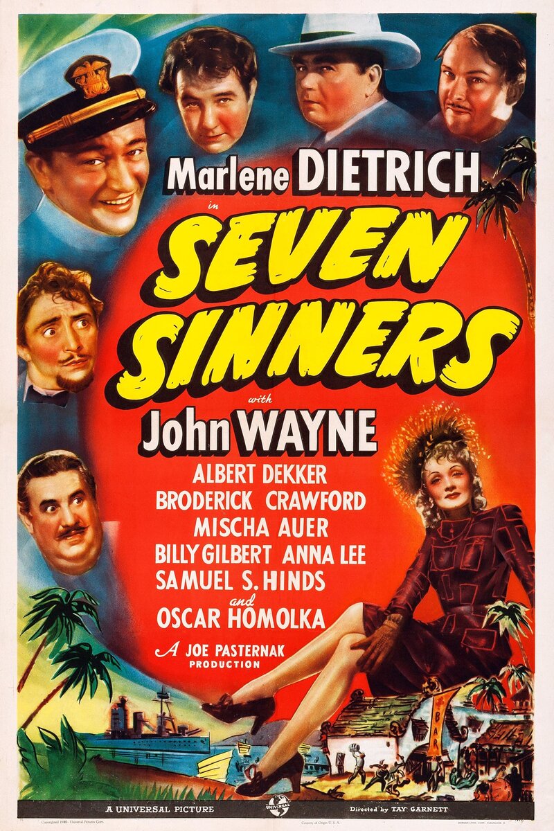 Seven Sinners (1940) - poster 1