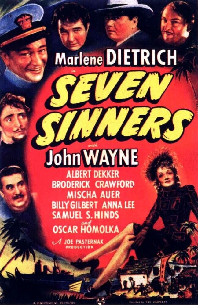 Seven Sinners (1940) - poster 2