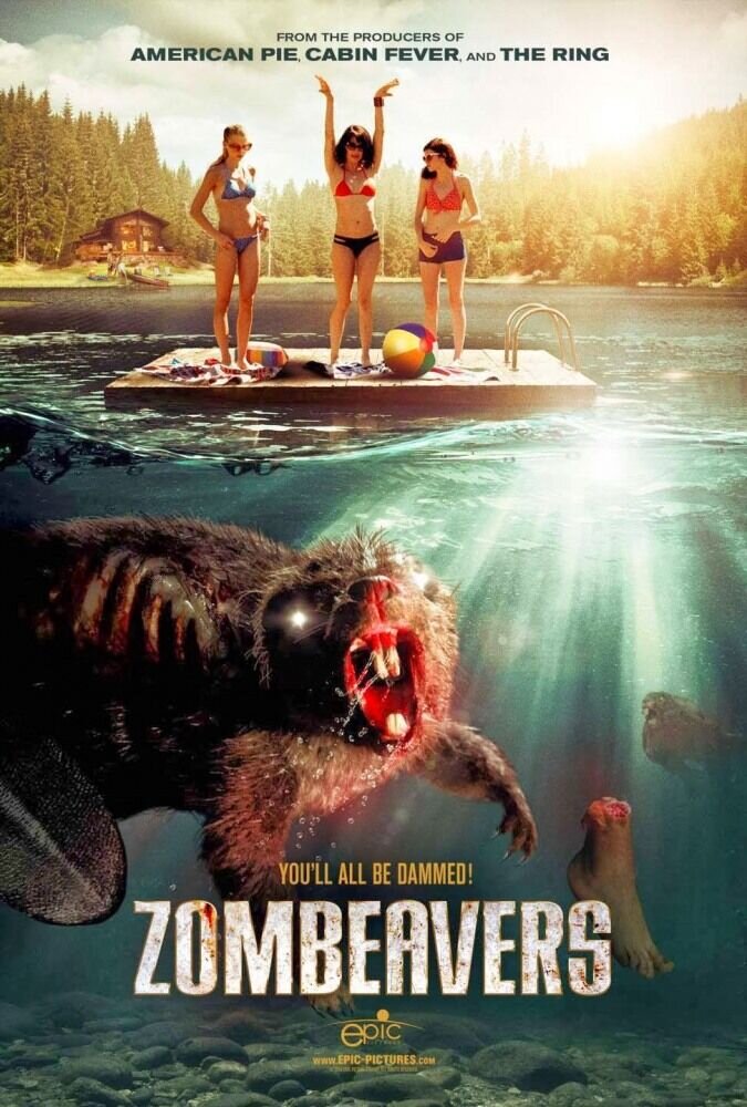 Zombeavers (2014) - poster 2