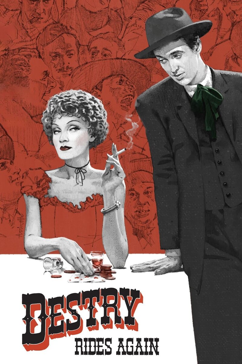 Дестри снова в седле (1939) - постер 2