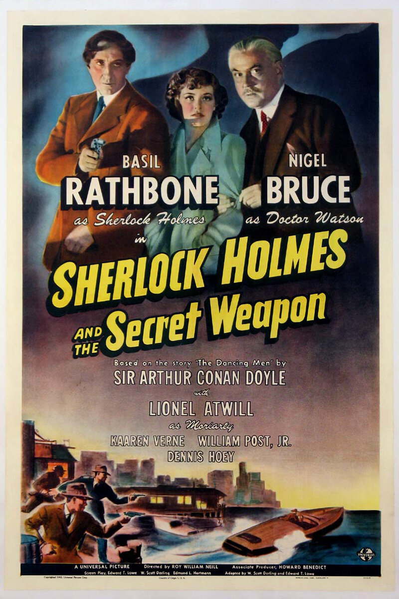 Sherlock Holmes and the Secret Weapon (1942) - poster 2