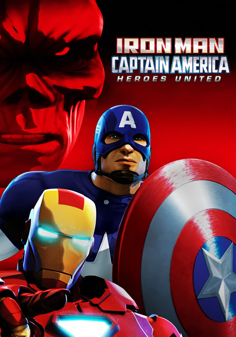 Iron Man & Captain America: Heroes United (2014) - poster 1