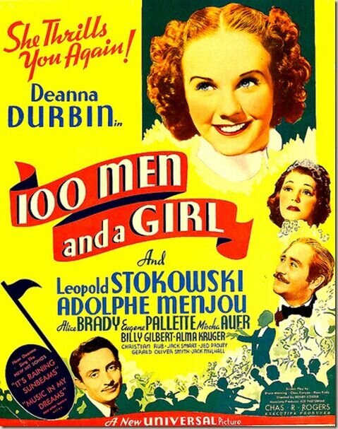 100 мужчин и одна девушка (1937) - постер 1