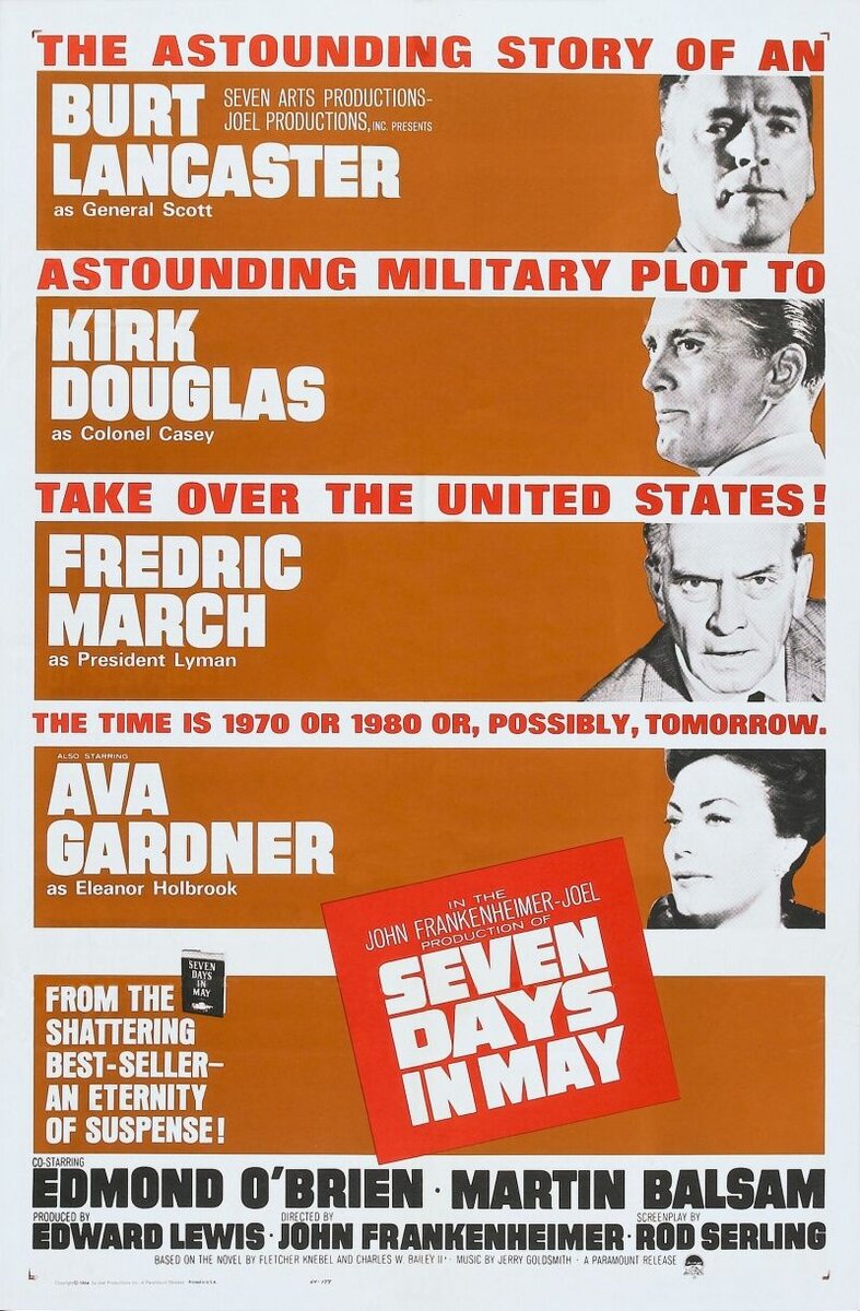 Seven Days in May (1964) - poster 2