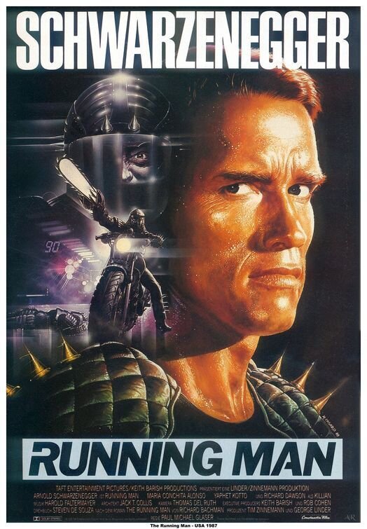 The Running Man, 1987 Movie Posters at Kinoafisha