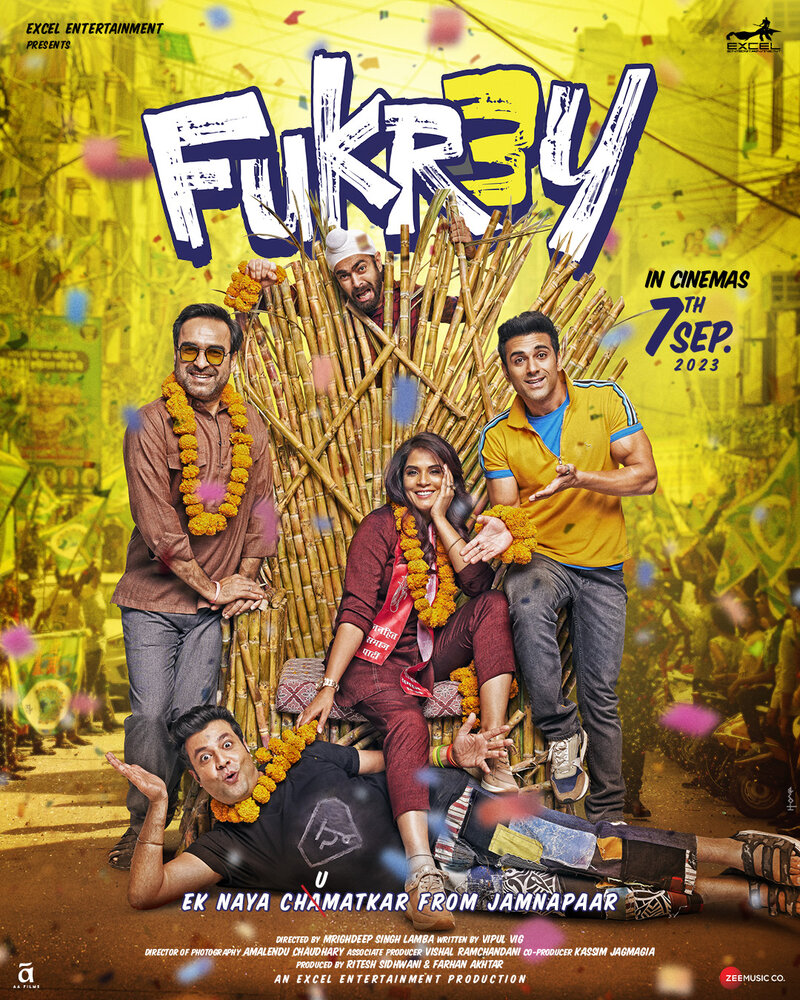 Fukrey 3 (2023) - poster 1