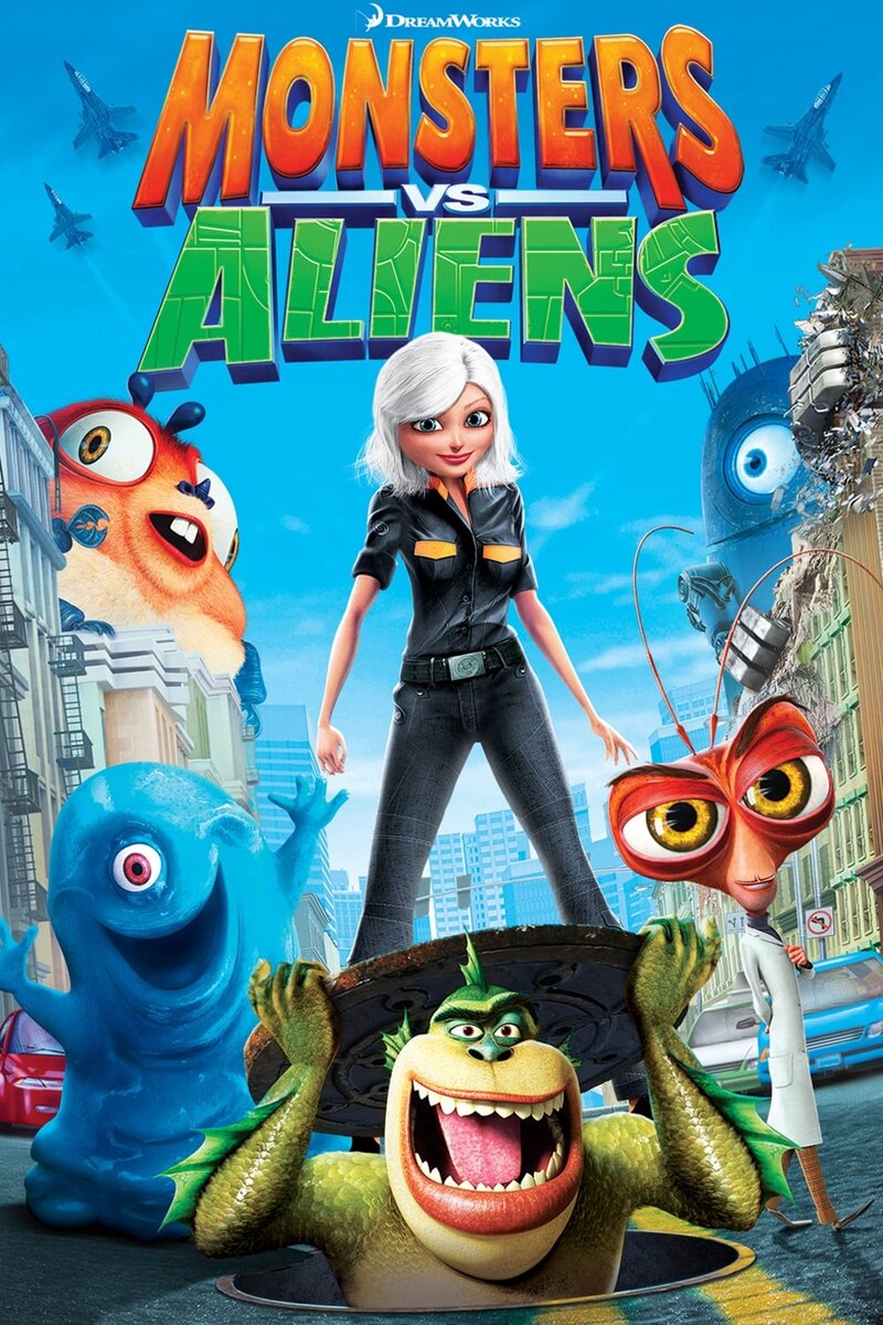 Monsters vs. Aliens (2009) - poster 1