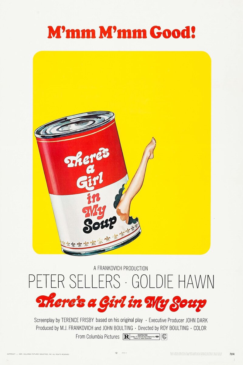 There's a Girl in My Soup (1970) - poster 1