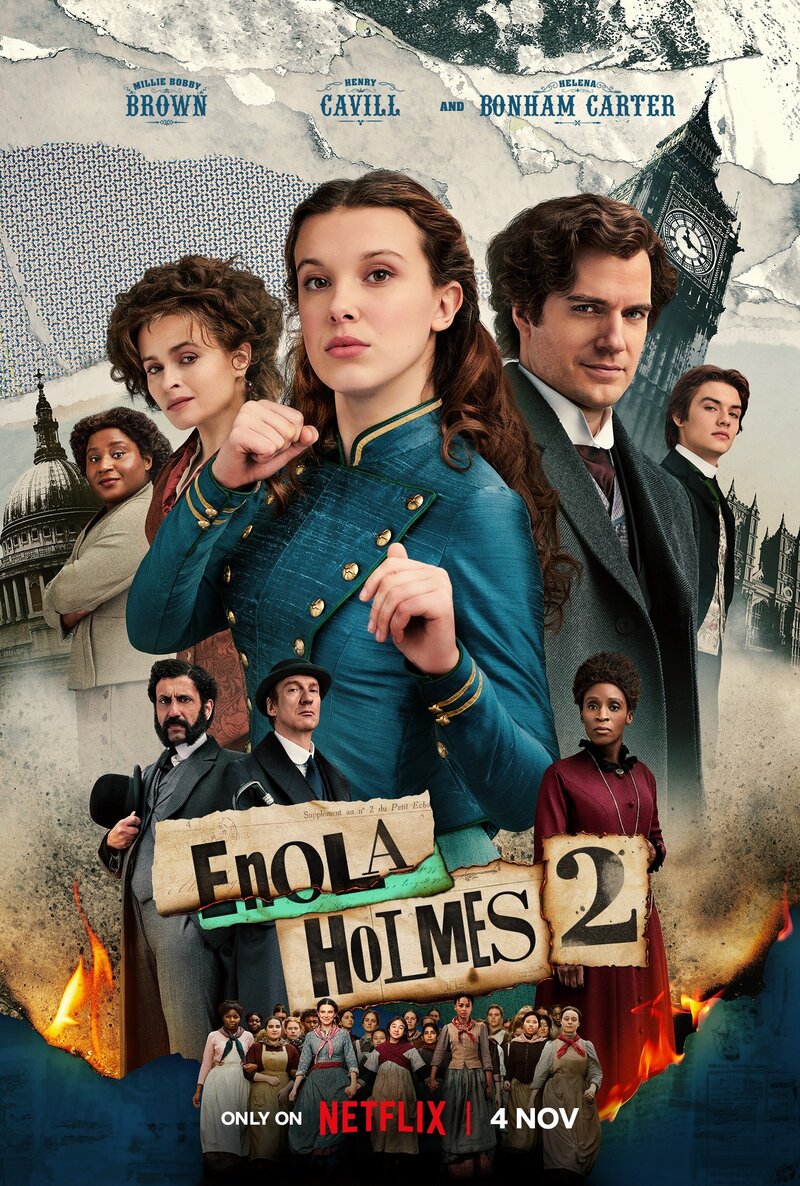 Энола Холмс 2 (2022) - постер 1