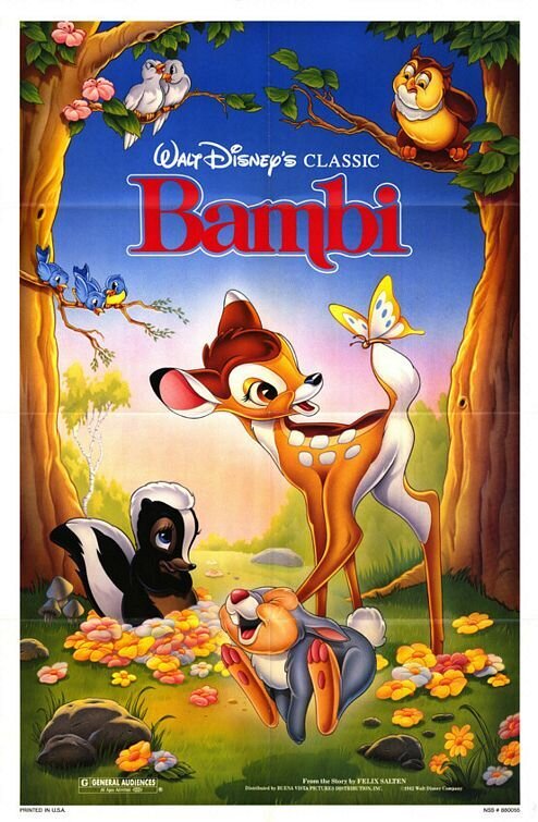 Bambi (1942) - poster 2