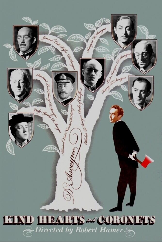 Kind Hearts and Coronets (1949) - poster 2