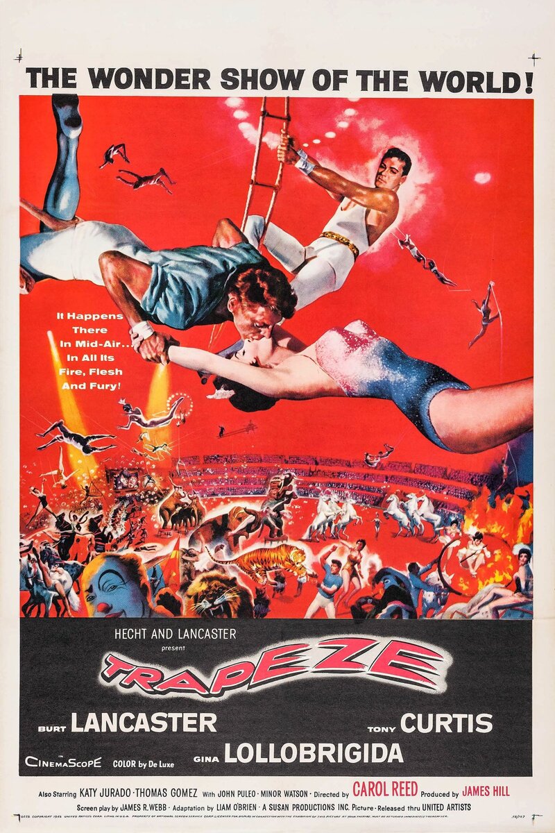 Trapeze (1956) - poster 1
