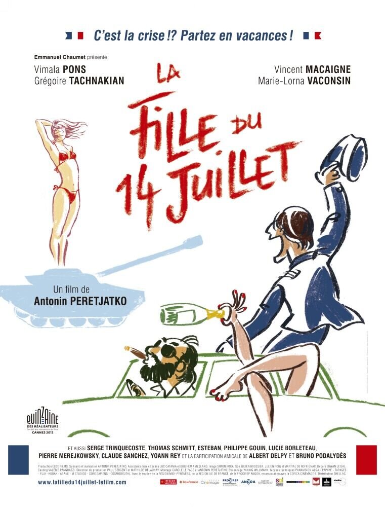 La fille du 14 juillet (2013) - poster 1