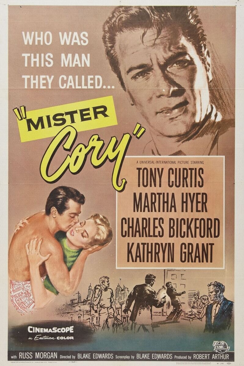 Mister Cory (1957) - poster 2