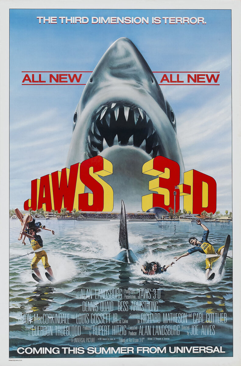 Jaws 3-D (1983) - poster 2