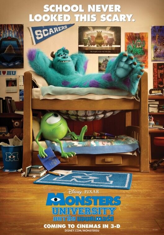 Monsters University (2013) - poster 5