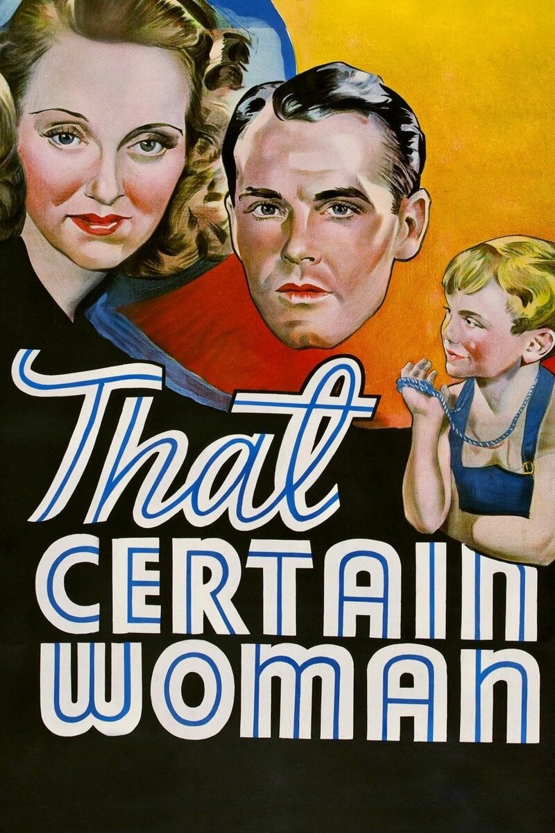 That Certain Woman (1937) - poster 1