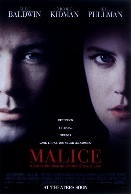Malice (1993) - poster 2