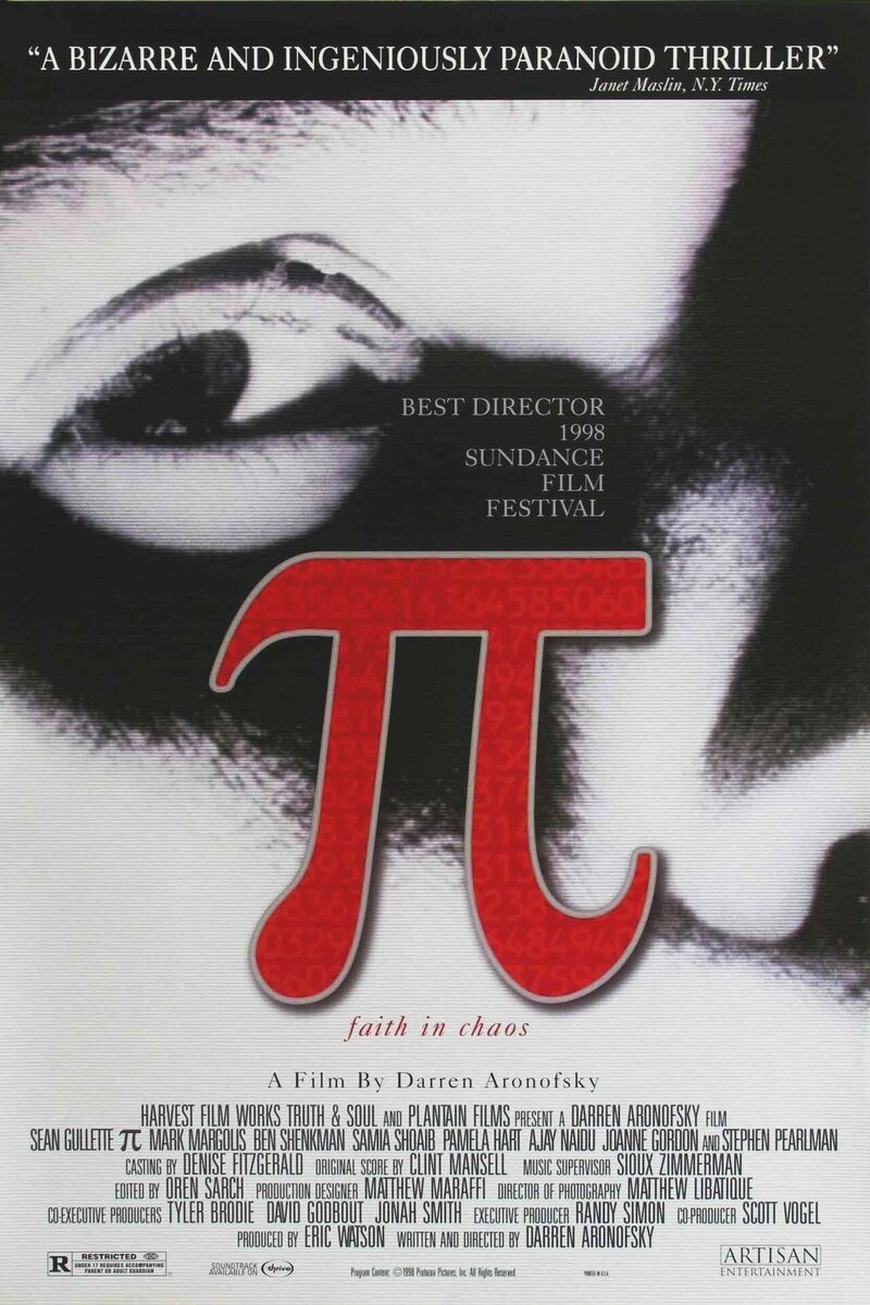 Пи (1998) - постер 1