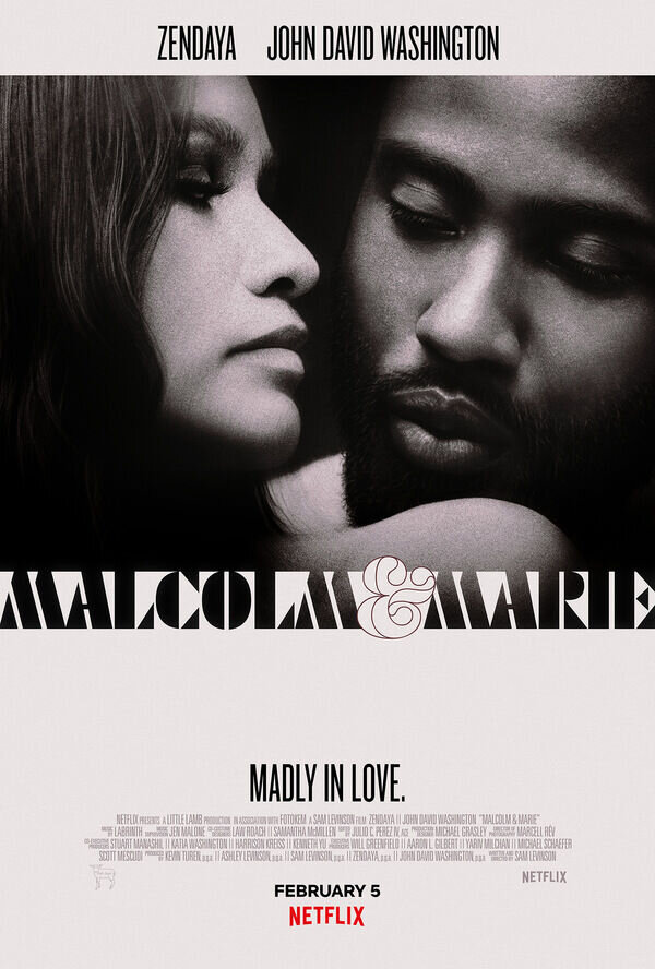 Malcolm & Marie (2021) - poster 2