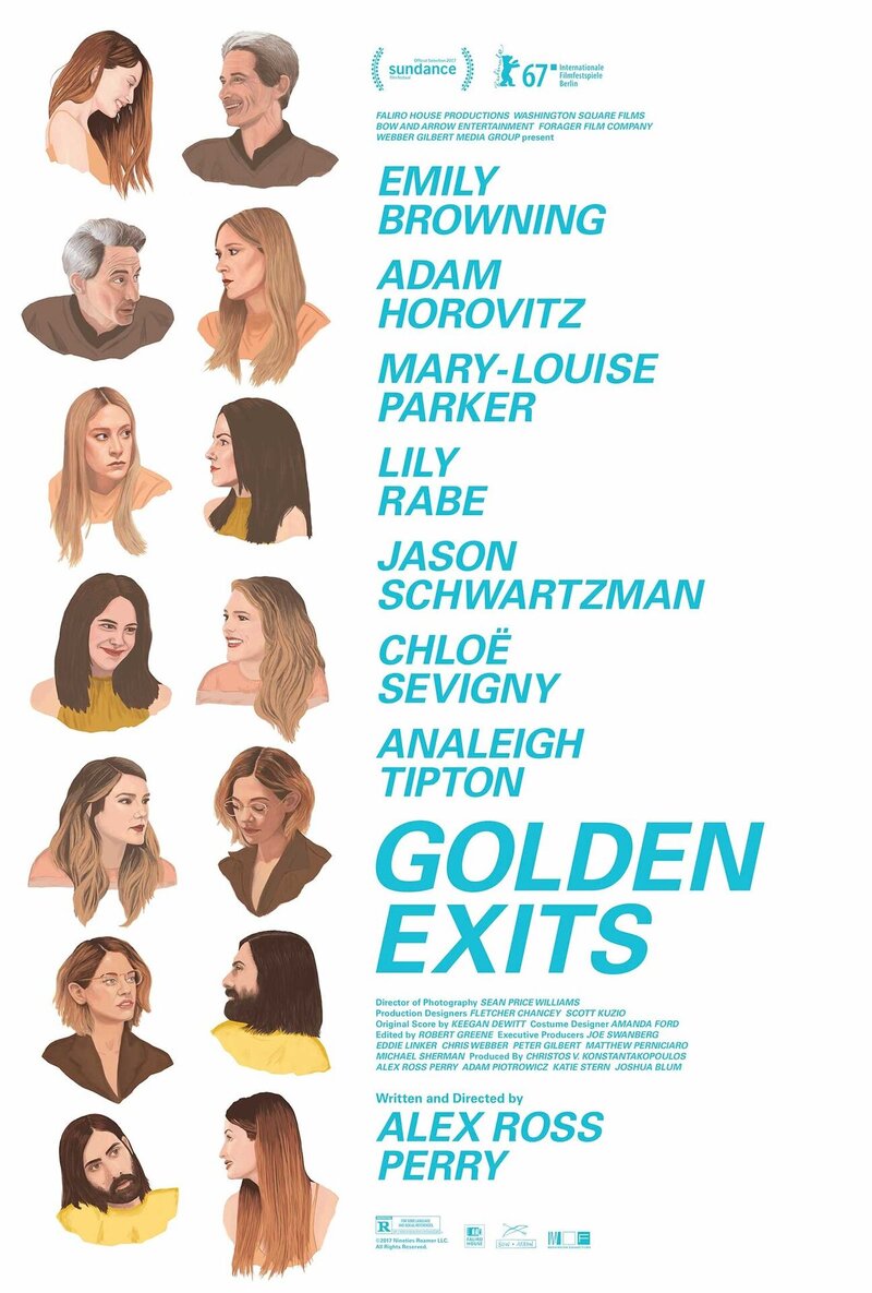 Golden Exits (2017) - poster 2