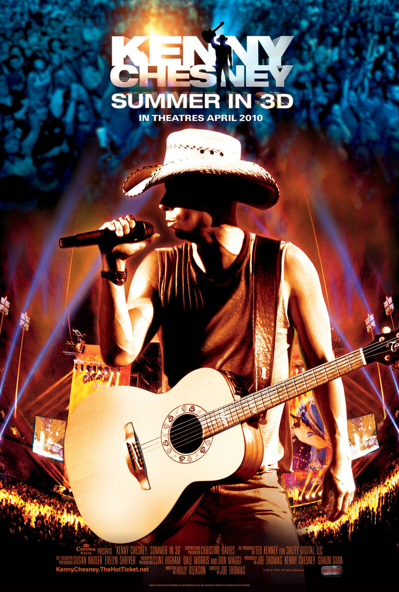 Kenny Chesney: Summer in 3D (2010) - poster 1