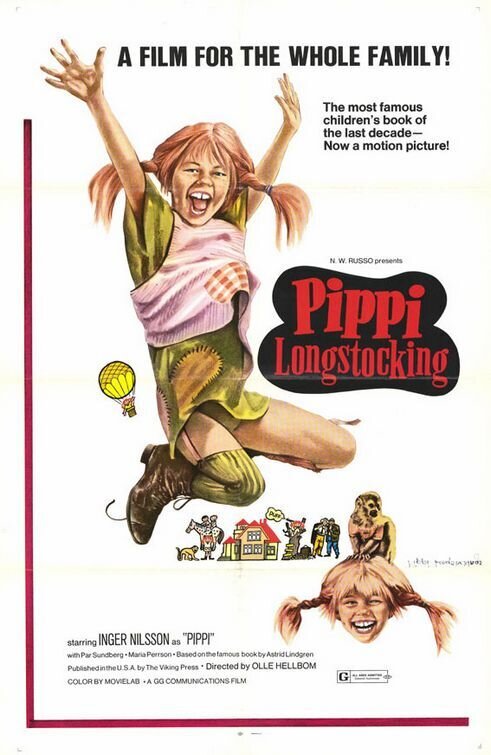 Пеппи Длинный Чулок (1969) - постер 1