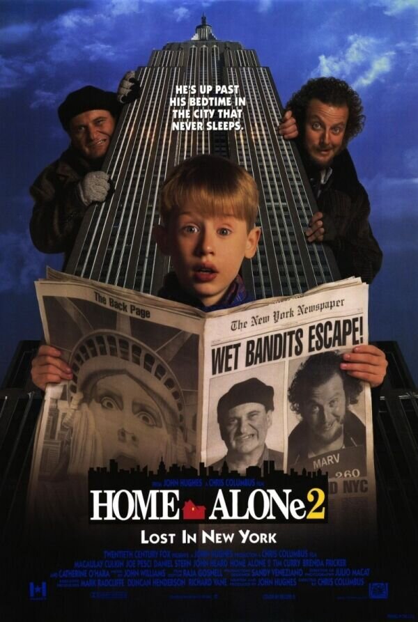 Один дома 2: Затерянный в Нью-Йорке (1992) - постер 2