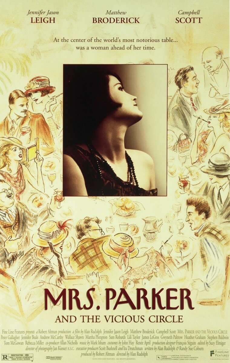 Mrs. Parker and the Vicious Circle (1994) - poster 2