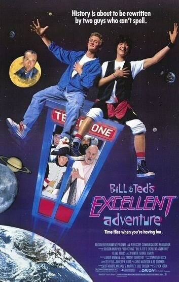Bill & Ted's Excellent Adventure (1989) - poster 2