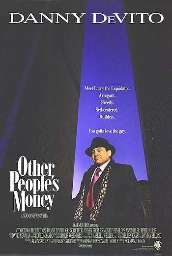 Other People's Money (1991) - poster 2