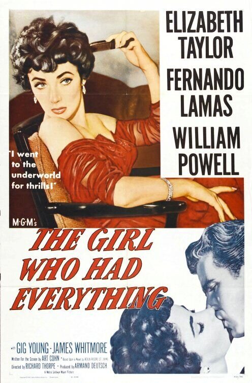 The Girl Who Had Everything (1953) - poster 2