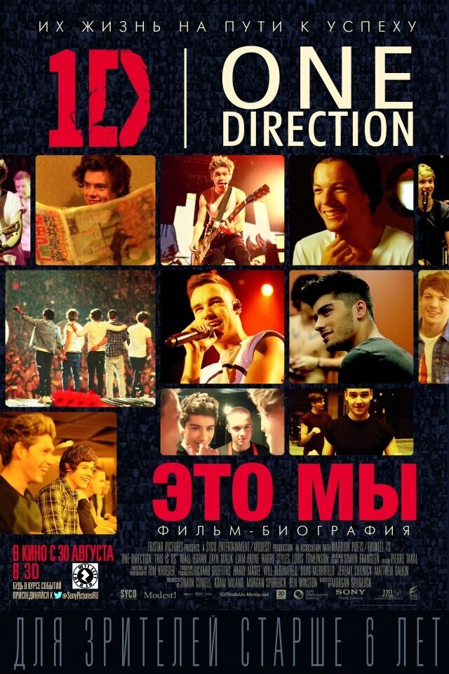 One Direction: Это мы 3D (2013) - постер 1