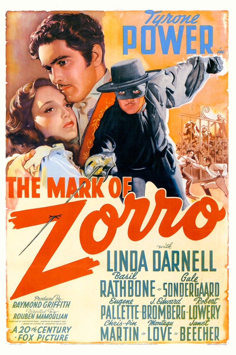 The Mark of Zorro (1940) - poster 1