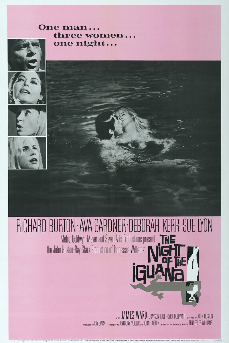 The Night of the Iguana (1964) - poster 1