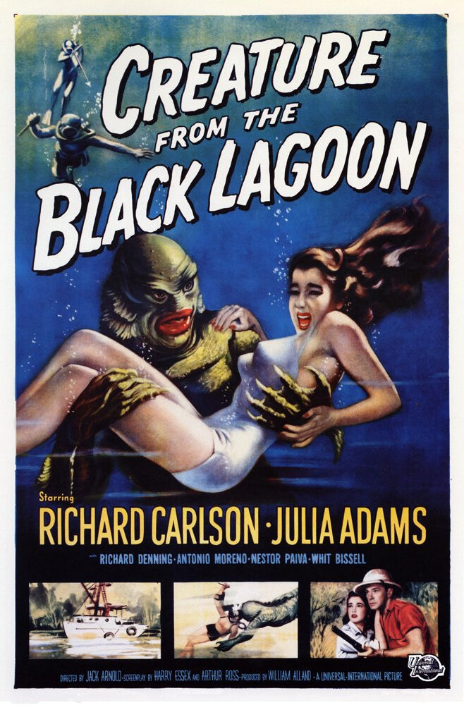 El monstruo de la laguna negra (1954) - poster 1