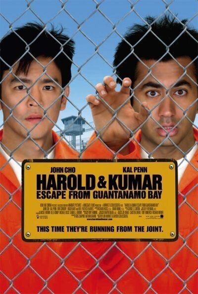 Гарольд и Кумар 2: побег из Гуантанамо (2008) - постер 1