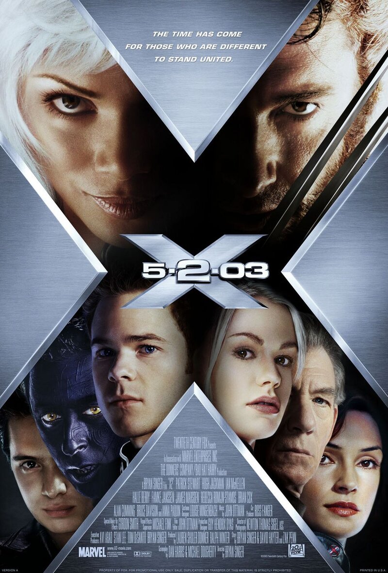X-Men 2 (2003) - poster 2