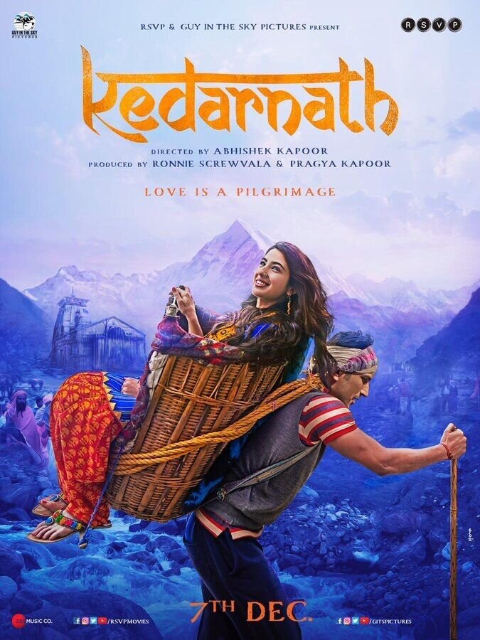 Кедарнатх (2018) - постер 1