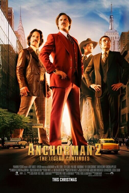 Anchorman 2: The Legend Continues (2014) - poster 4