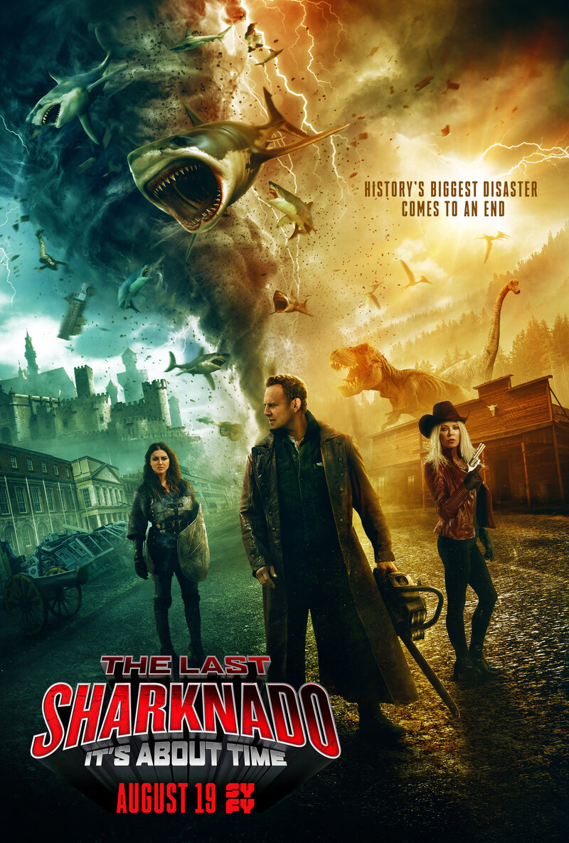 The Last Sharknado: It's About Time (2018) - poster 2