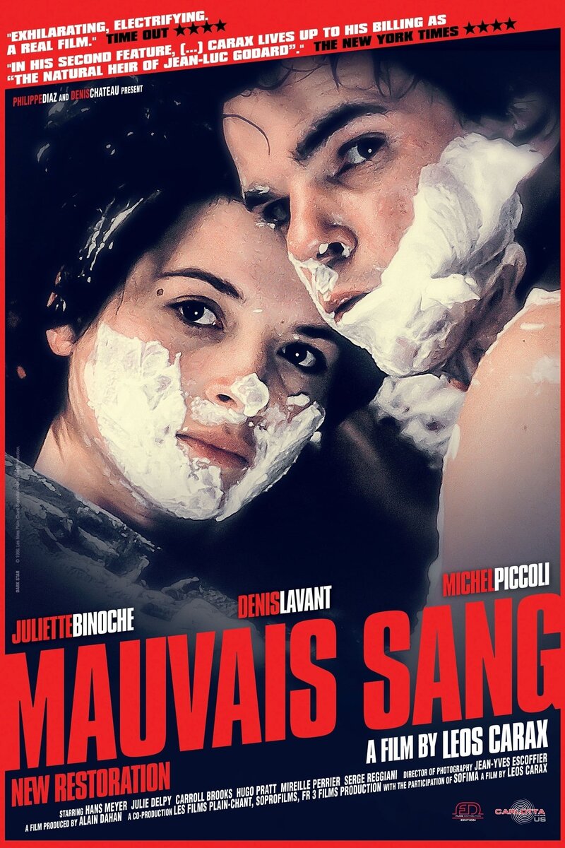 Mauvais sang (1986) - poster 1
