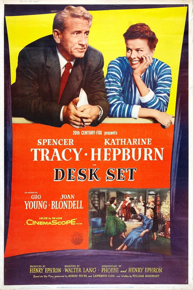 Desk Set (1957) - poster 1